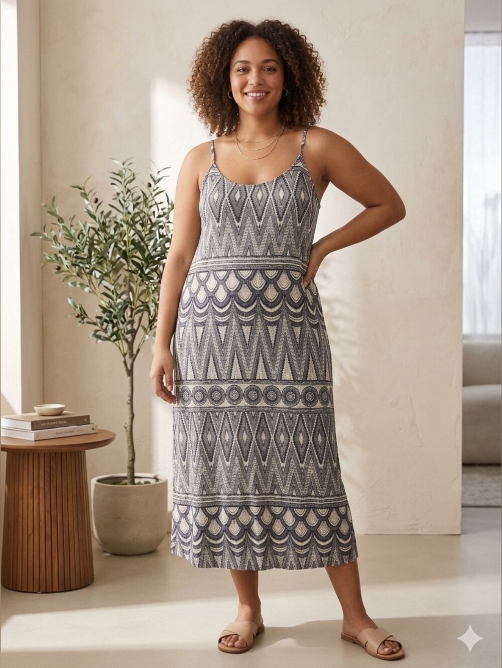 H&M- Geometric Dress